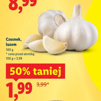 Czosnek, luzem promocja w Lidl