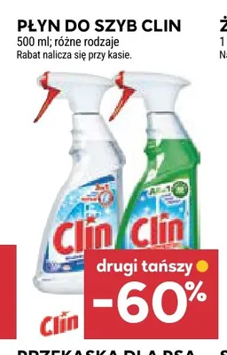 Płyn do szyb Clin promocja w Stokrotka