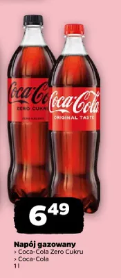 Napój gazowany Coca-Cola Zero Cukru promocja w Netto
