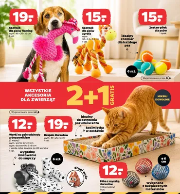 Szarpak dla psów żyrafa promocja w Netto