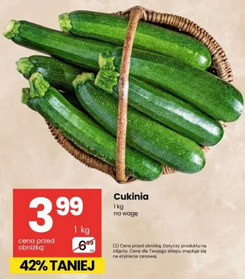 Cukinia promocja w Delikatesy Centrum