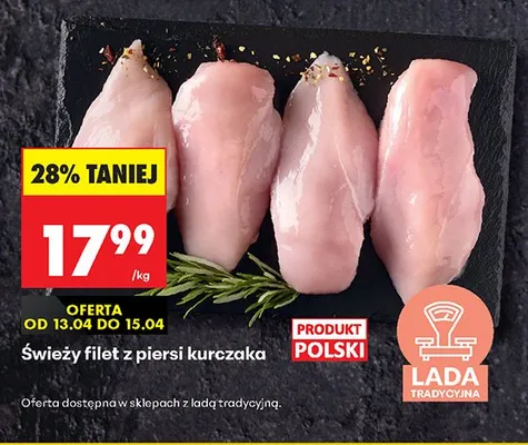 Filet z piersi kurczaka promocja w Biedronka