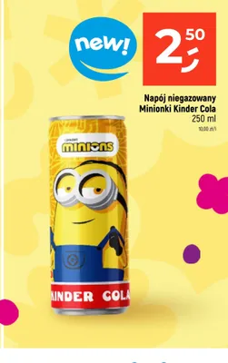 Napój niegazowany Minionki Kinder Cola promocja w Dealz
