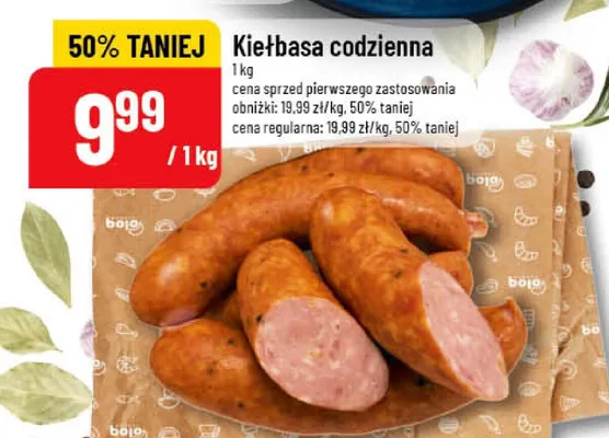 Kiełbasa codzienna promocja w POLOmarket