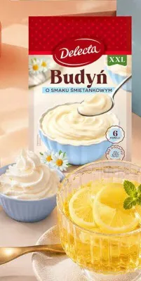 Budyń Delecta XXL o smaku śmietankowym promocja w Stokrotka