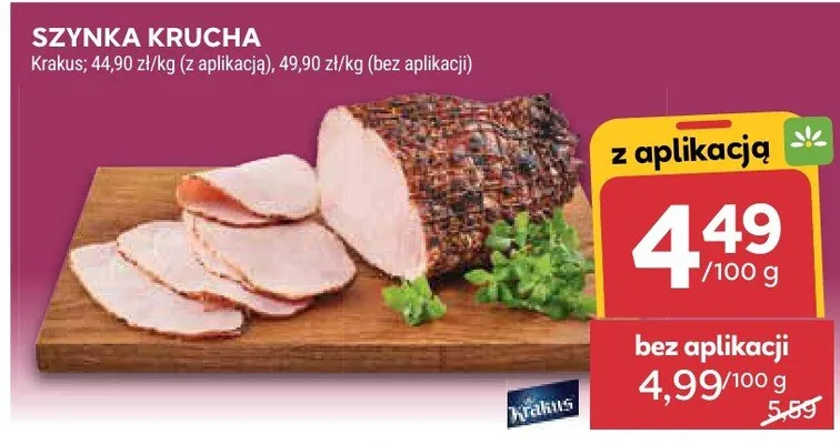 Szynka krucha promocja w Stokrotka