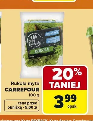 Rukola myta CARREFOUR promocja w Carrefour