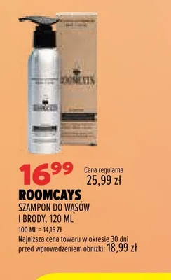 Szampon do wąsów i brody Roomcays promocja w Drogerie Natura