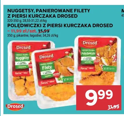 Polędwiczki z piersi kurczaka łagodne Drosed promocja w Stokrotka