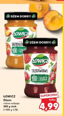 Dżem truskawkowy Łowicz promocja w Kaufland