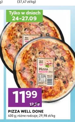 Pizza Well Done promocja w Stokrotka