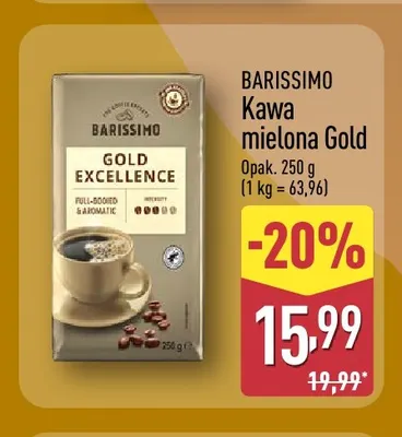 Kawa mielona Gold Barissimo promocja w Aldi