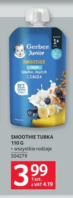 Smoothie Gerber Junior promocja w Selgros