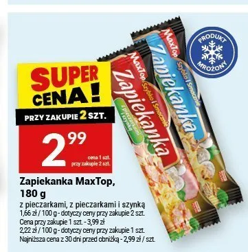 Zapiekanka z pieczarkami MaxTop promocja w Twój Market
