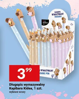 Długopis wymazywalny Kapibara Kidea promocja w Twój Market