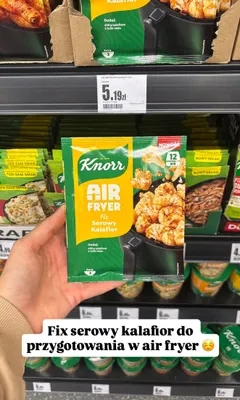 Fix Knorr Air Fryer Serowy Kalafior promocja w Intermarche