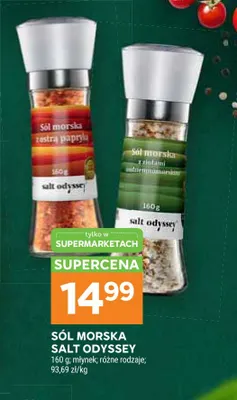 Sól morska z ziołami śródziemnomorskimi Salt Odyssey promocja w Stokrotka