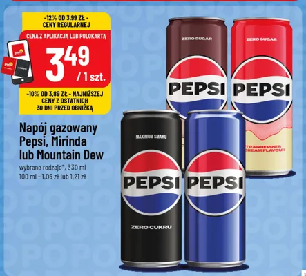 Napój gazowany Pepsi promocja w POLOmarket