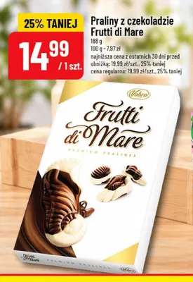 Praliny w czekoladzie Frutti di Mare Vobro promocja w POLOmarket