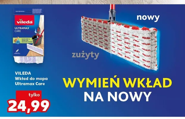Wkład do mopa Vileda Ultramax Care promocja w Kaufland