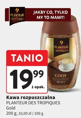 Kawa rozpuszczalna Planteur des Tropiques Gold promocja w Intermarche