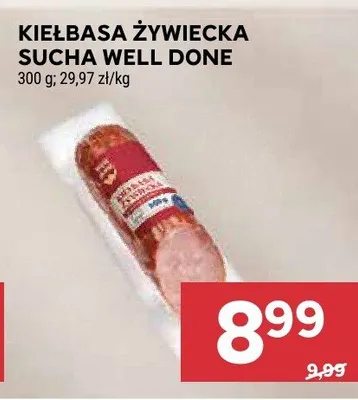Kiełbasa żywiecka sucha promocja w Stokrotka