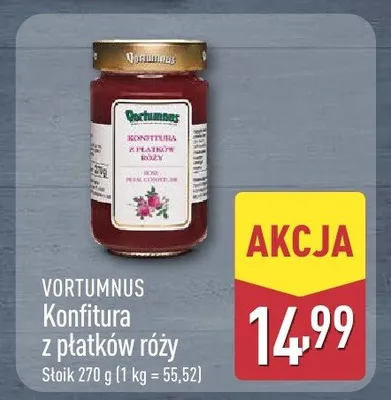 Konfitura z płatków róży promocja w Aldi
