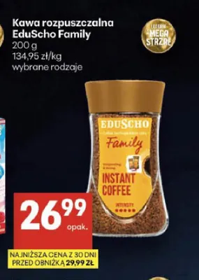 Kawa rozpuszczalna EduScho Family promocja w Delikatesy Centrum