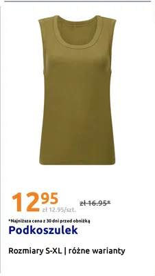 Podkoszulek promocja w Action