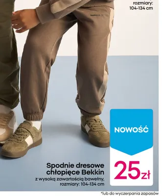 Spodnie dresowe chłopięce Bekkin promocja w Pepco