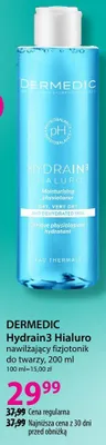 Nawilżający fizjotonik Hydrain3 Hialuro do twarzy promocja w Hebe