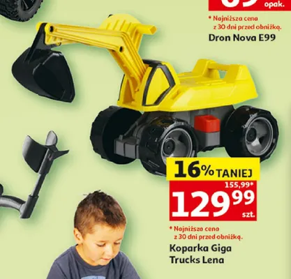 Koparka Giga Trucks Lena promocja w Auchan