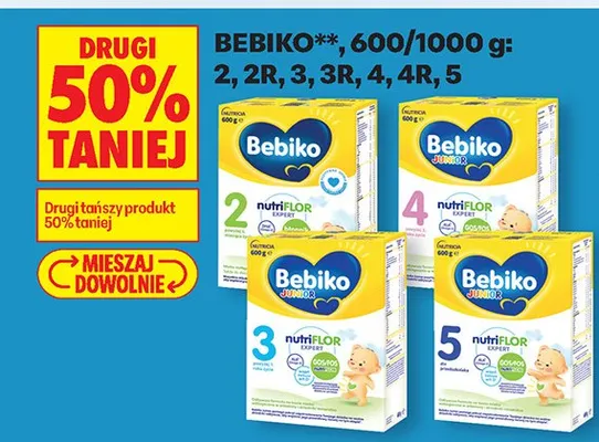 Mleko modyfikowane 2, R, 3, 3R, 4, 4R, 5 promocja w Biedronka