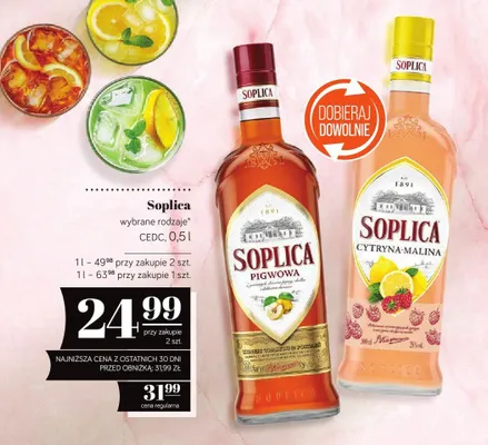 Soplica wybrane rodzaje promocja w POLOmarket