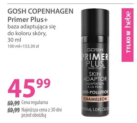 Primer Plus+ baza adaptująca się do koloru skóry promocja w Hebe
