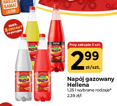 Napój gazowany Hellena promocja w Społem Częstochowa