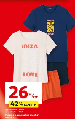 Piżama damska Inextenso promocja w Auchan