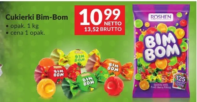Cukierki Bim-Bom promocja w Makro