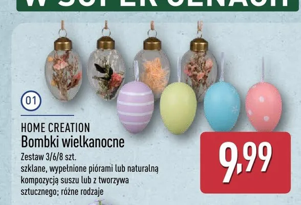 Bombki wielkanocne promocja w Aldi