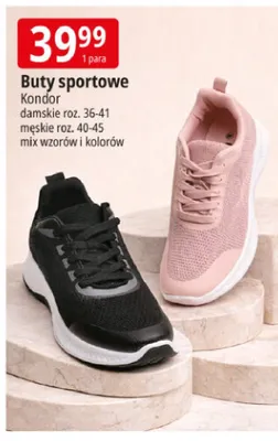Buty sportowe Kondor damskie roz. 36-41 męskie roz. 40-45 promocja w Leclerc