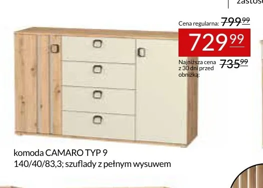 Komoda Camaro typ 9 promocja w Abra Meble