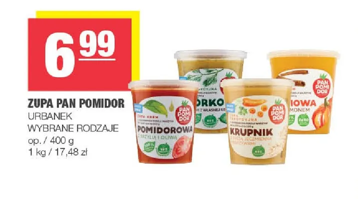 Zupa Pan Pomidor promocja w SPAR