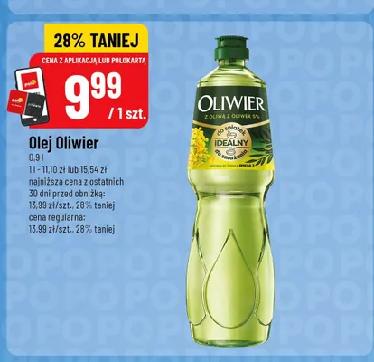 Olej Oliwier z oliwą z oliwek 5% promocja w POLOmarket