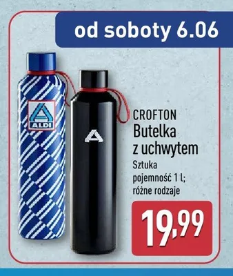 Butelka z uchwytem CROFTON 1l promocja w Aldi