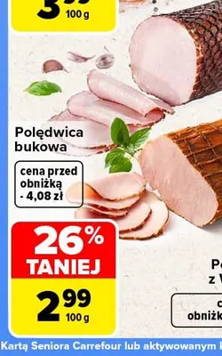 Polędwica bukowa Dobrowolscy promocja w Carrefour