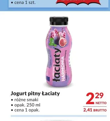 Jogurt pitny Łaciate promocja w Makro
