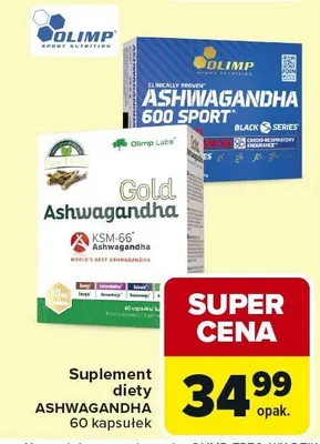 Suplement diety ashwagandha promocja w Carrefour