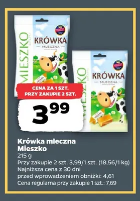 Krówka mleczna Mieszko promocja w Netto