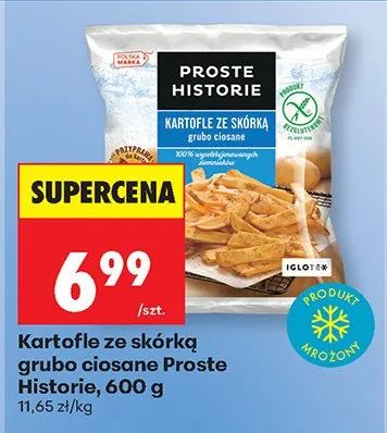 Kartofle ze skórką grubo ciosane promocja w Biedronka
