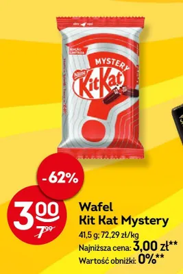Wafel Kit Kat Mystery promocja w Żabka